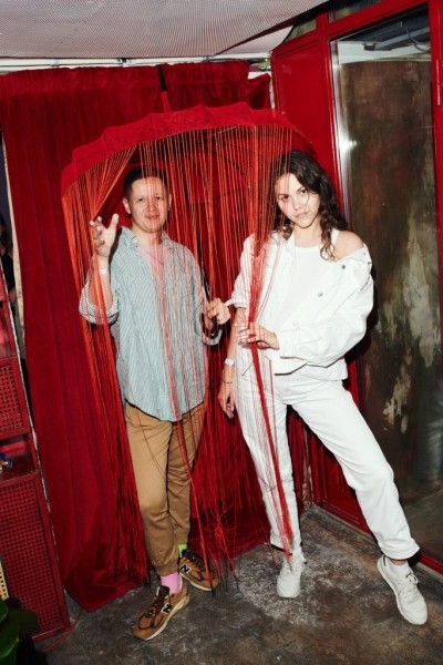 Ксения Дукалис, Дина Немцова и другие на открытии сингапурского бара Merlion Dine & Cocktails