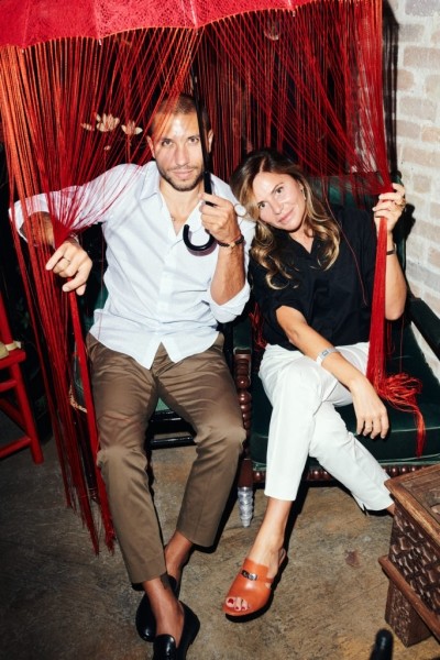 Ксения Дукалис, Дина Немцова и другие на открытии сингапурского бара Merlion Dine & Cocktails