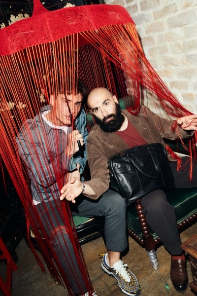 Ксения Дукалис, Дина Немцова и другие на открытии сингапурского бара Merlion Dine & Cocktails