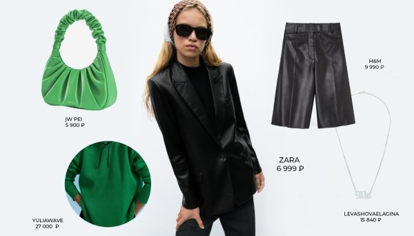 Один кожаный пиджак – три образа: составляем стильные аутфиты на осень Один кожаный пиджак – три образа: составляем стильные аутфиты на осень