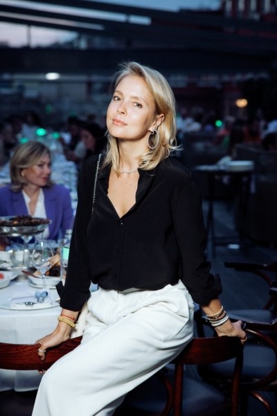 Светлана Бондарчук и Сергей Харченко, Виктория Манасир и другие на открытии террасы BURO. TSUM