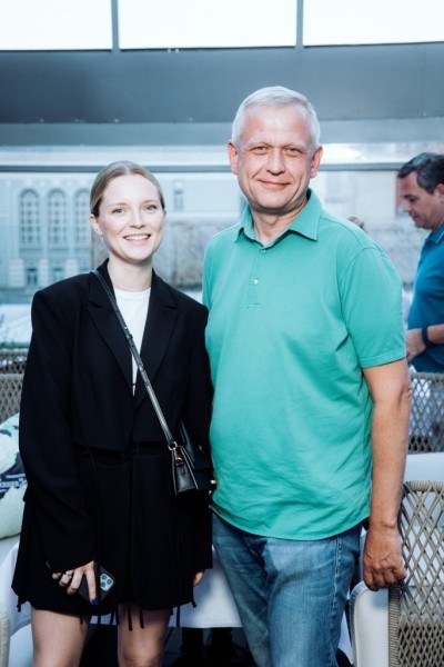 Светлана Бондарчук и Сергей Харченко, Виктория Манасир и другие на открытии террасы BURO. TSUM