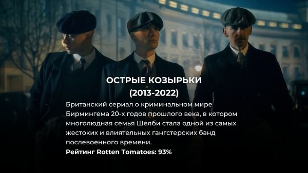 8 лучших исторических сериалов на Netflix с рейтингом 93% и выше