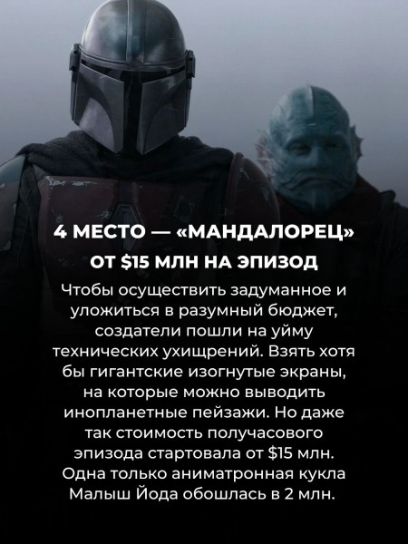 14 самых дорогих сериалов в истории (Игра престолов всего лишь на 6 месте) 14 самых дорогих сериалов в истории (Игра престолов всего лишь на 6 месте)