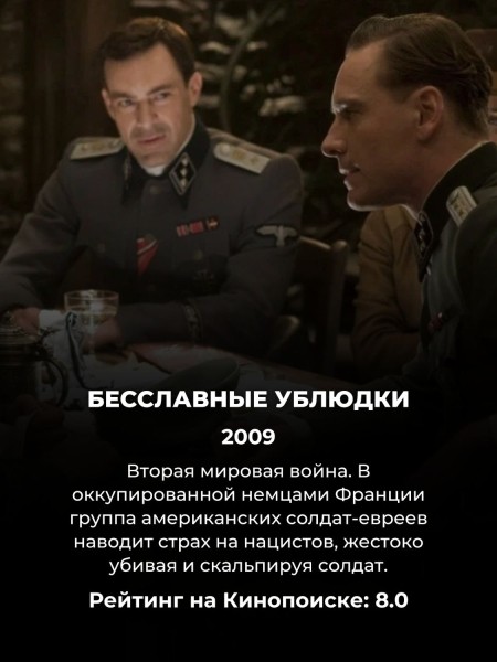 15 фильмов о войне, которые цепляют с первой минуты: зрители поставили им высший балл