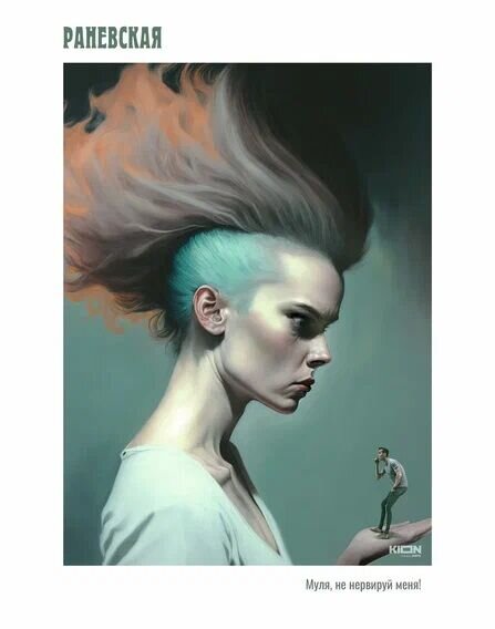 Нейросеть сгенерировала постеры к сериалу «Раневская» по цитатам легендарной актрисы 